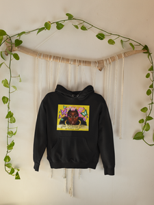 "Ethereal Glow" - Choco-Lit - Glo Mama Glo Black Hoodie